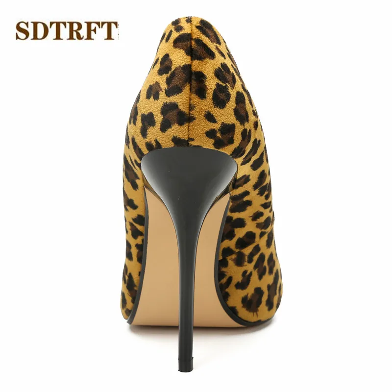

SDTRFT sexy single shoes pointed toe 14CM thin high-heeled shallow mouth dress pumps Crossdresser Stilettos zapatos mujer