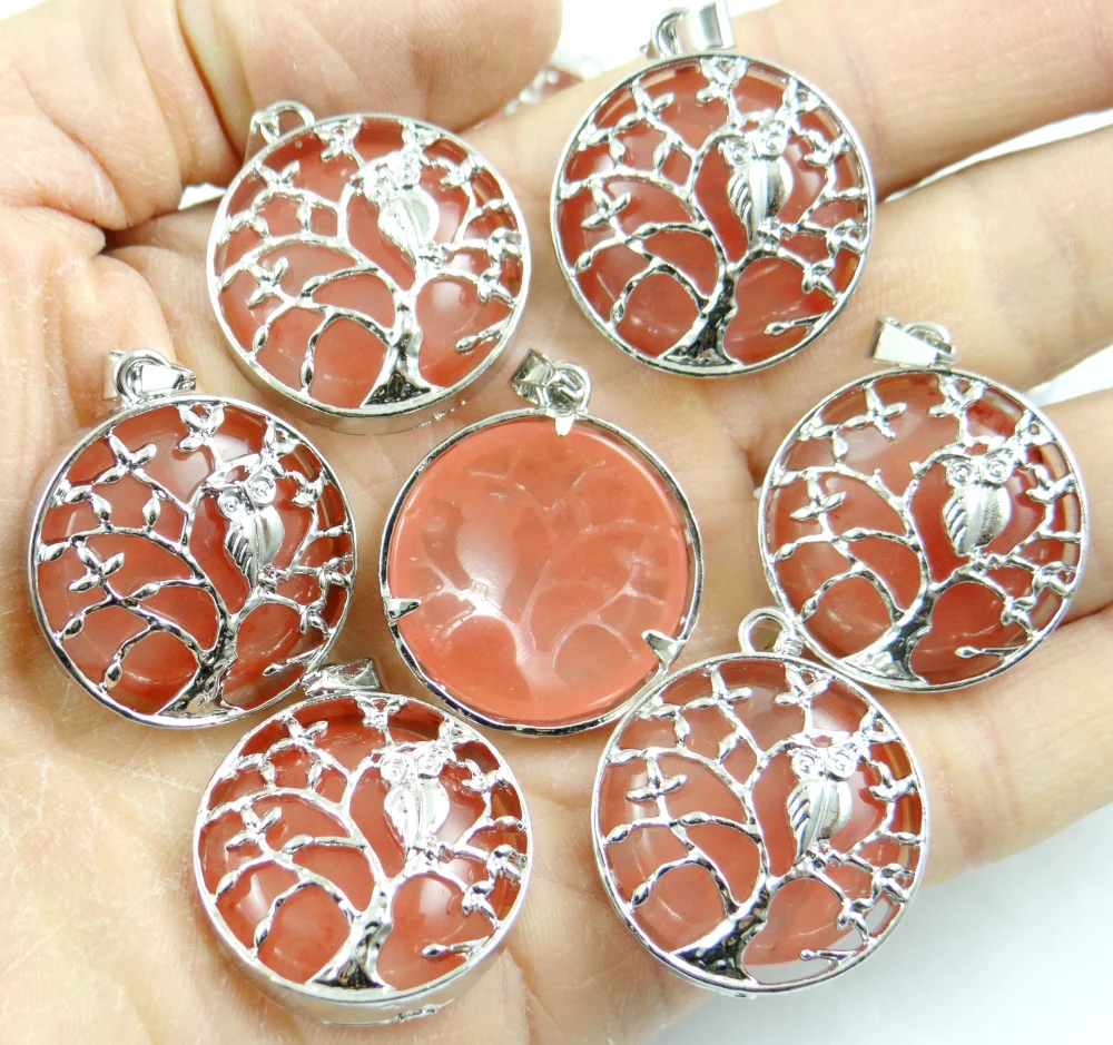 Натуральный камень кварц Кристалл Опал тигровый глаз кулон Серебряный Цвет