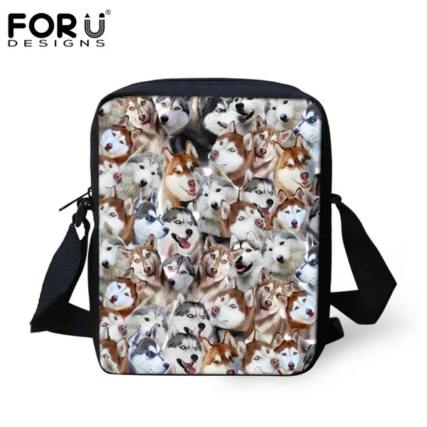 CC3212E FORUDESIGNS/женские сумки-мессенджеры, мини-сумки для девочек, 3D принт с животными Мопсом, Детская сумка на плечо, женская сумка через плечо, испанская сумка, маленькая - Цвет: CC3212E