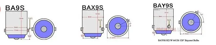2x BA9S BAX9S BAY9S светодиодный автомобильная лампа авто светодиодный T4W Клин W5W Canbus Cree Чип внутренняя Светодиодная лампа без ошибок парковка DRL красный белый желтый
