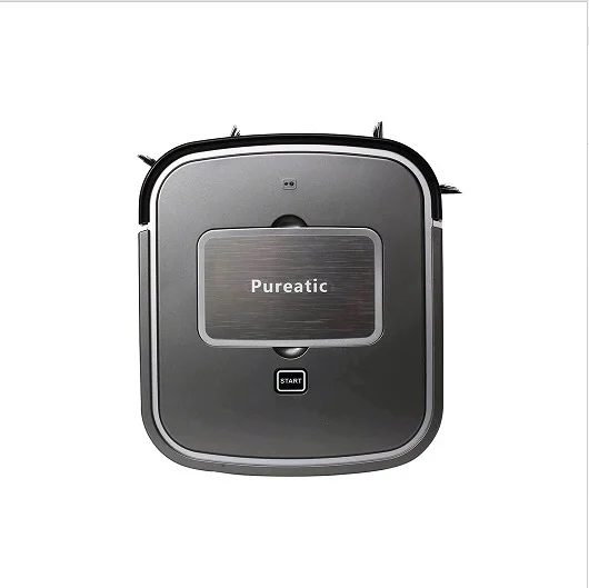 Black High Quality Vacuum Cleaner Robot Low Noise Slim Design Cordless Vacuum Cleaner Sweeper Automatic Floor Cleaner Strong Sweeping - Цвет: Black