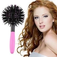 3d round hair brushes comb salon make up 360 degree ball styling tools magic detangling hairbrush heat resistant hair comb