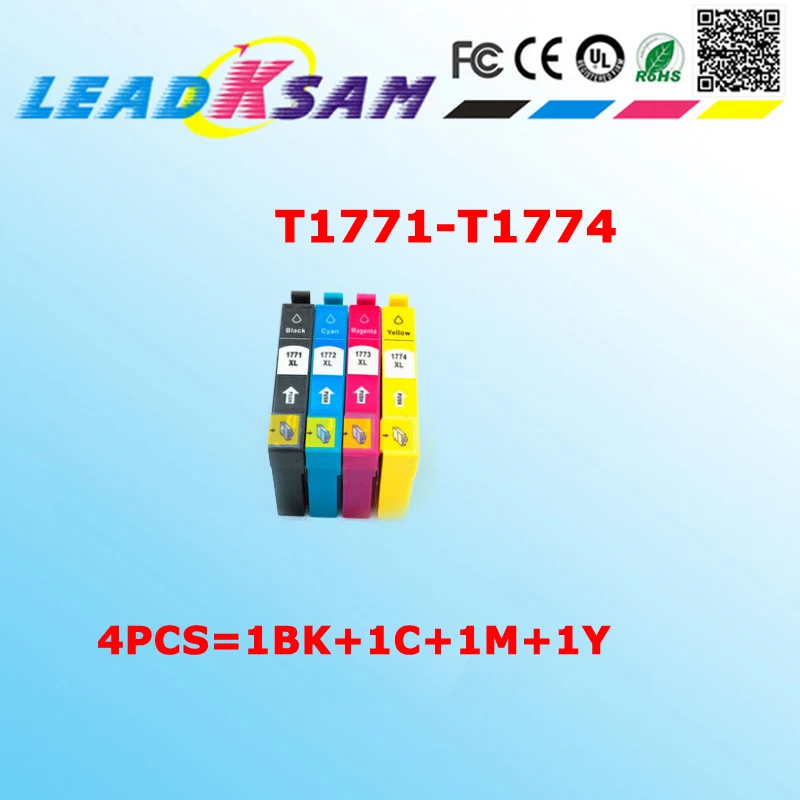 Чернильный картридж T1771 T1772 T1773 T1774 для фото|cartridge kit|cartridge bagcartridge copier |