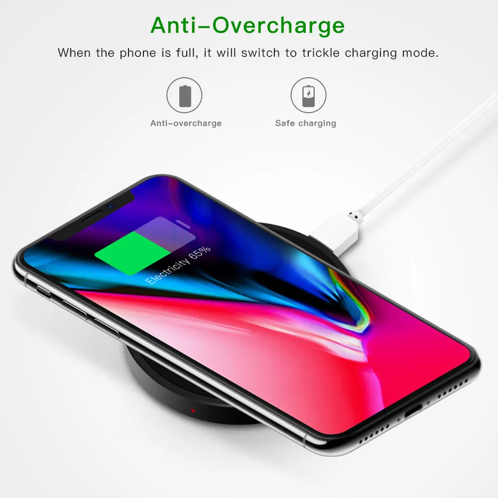 Беспроводное зарядное устройство Qi для Samsung Note 4 S4 S5 iPhone 8 7 6 5 5s|s4 car|pad readerpadded backpacks |