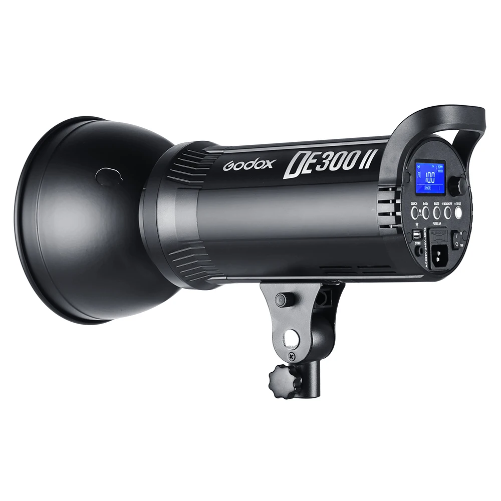 Godox DE300II 300 Вт 300Ws студийная вспышка GN65 Стробоскопическая Лампа головное Освещение