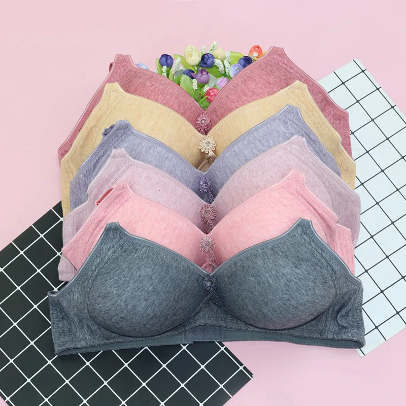 OMHXZJ Оптовая Продажа Модный женский бесшовный бюстгальтер для среднего возраста