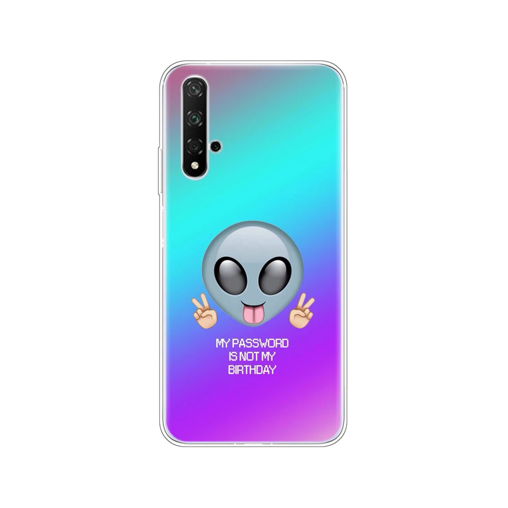 80213 Чехол для Honor 20, силиконовый чехол на заднюю панель, чехол для телефона huawei Honor 20 Pro Lite Honor20, YAL-L21, YAL-L41, мультяшная защита - Цвет: 80213