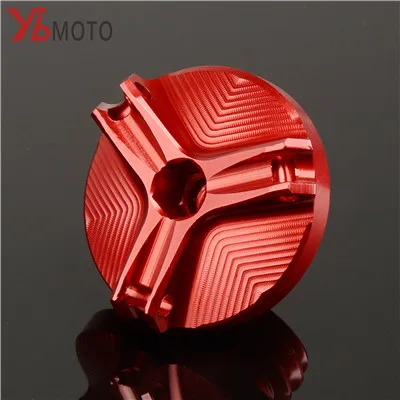 Red Мотоцикл с ЧПУ M20* 2,5 моторное масло капсула Крышка Штепсельной Вилки для Honda CBR Kawasaki ER6n Z1000 Z800 Ninja600R Yamaha XSR900 MT09 TMAX - Цвет: Red