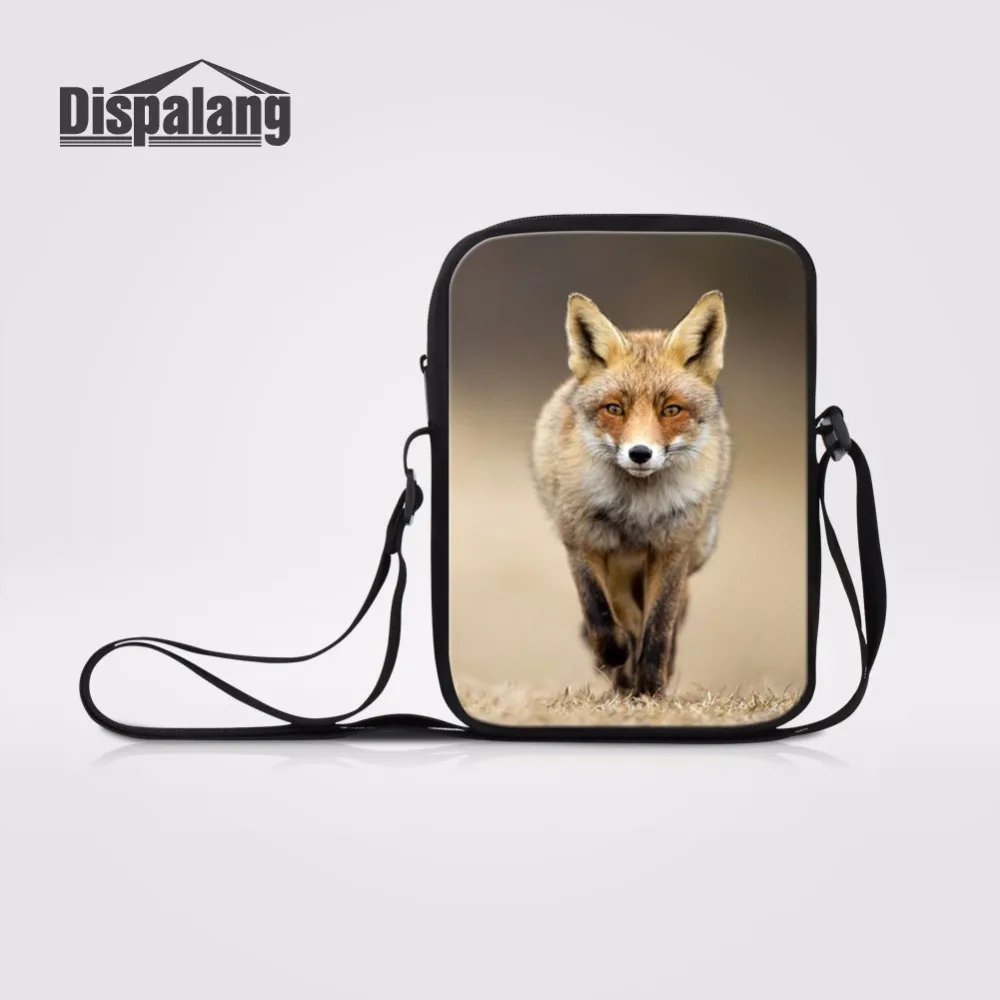 Dispalang маленькая сумка через плечо с принтом в виде лисы мини для женщин женская