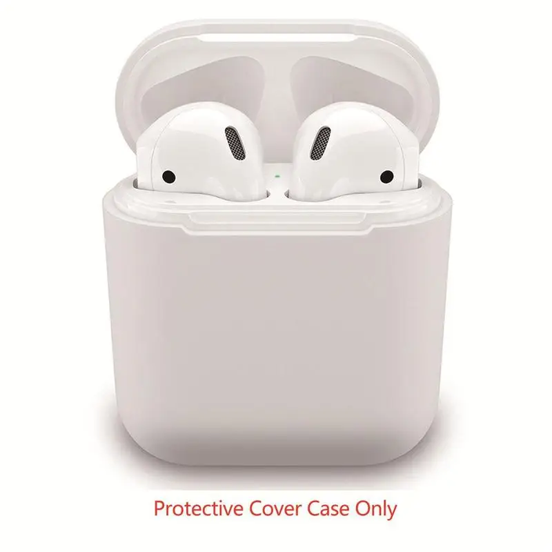 1 шт. силиконовый чехол для Bluetooth наушников из ТПУ Airpods зарядный гарнитуры |