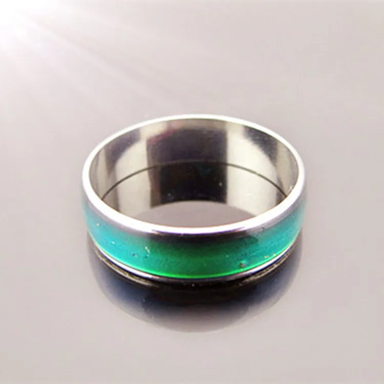 Кольцо настроение шириной 6 мм обручальные кольца с изменением температуры цвета