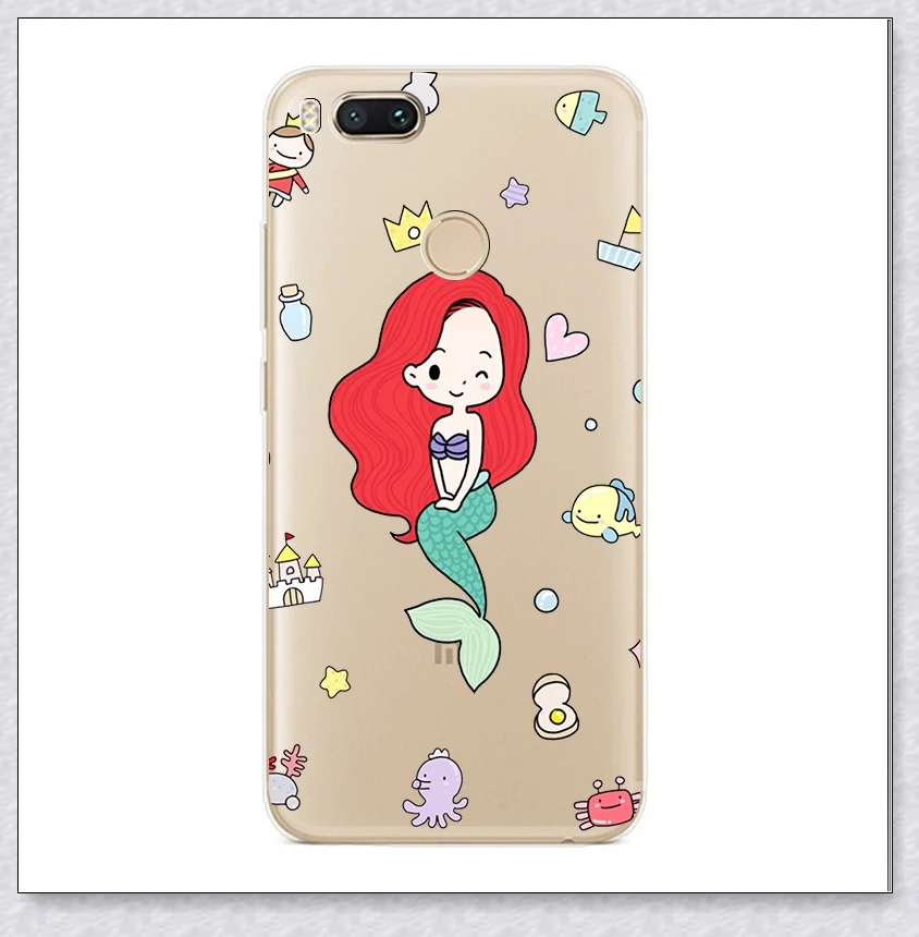merman Силиконовый чехол для Xiaomi mi A1 чехол 5,5 'с принтом животных, чехол s для Xio mi Xiaomi mi A1 mi A1, чехол для телефона s, чехол-бампер - Цвет: merman