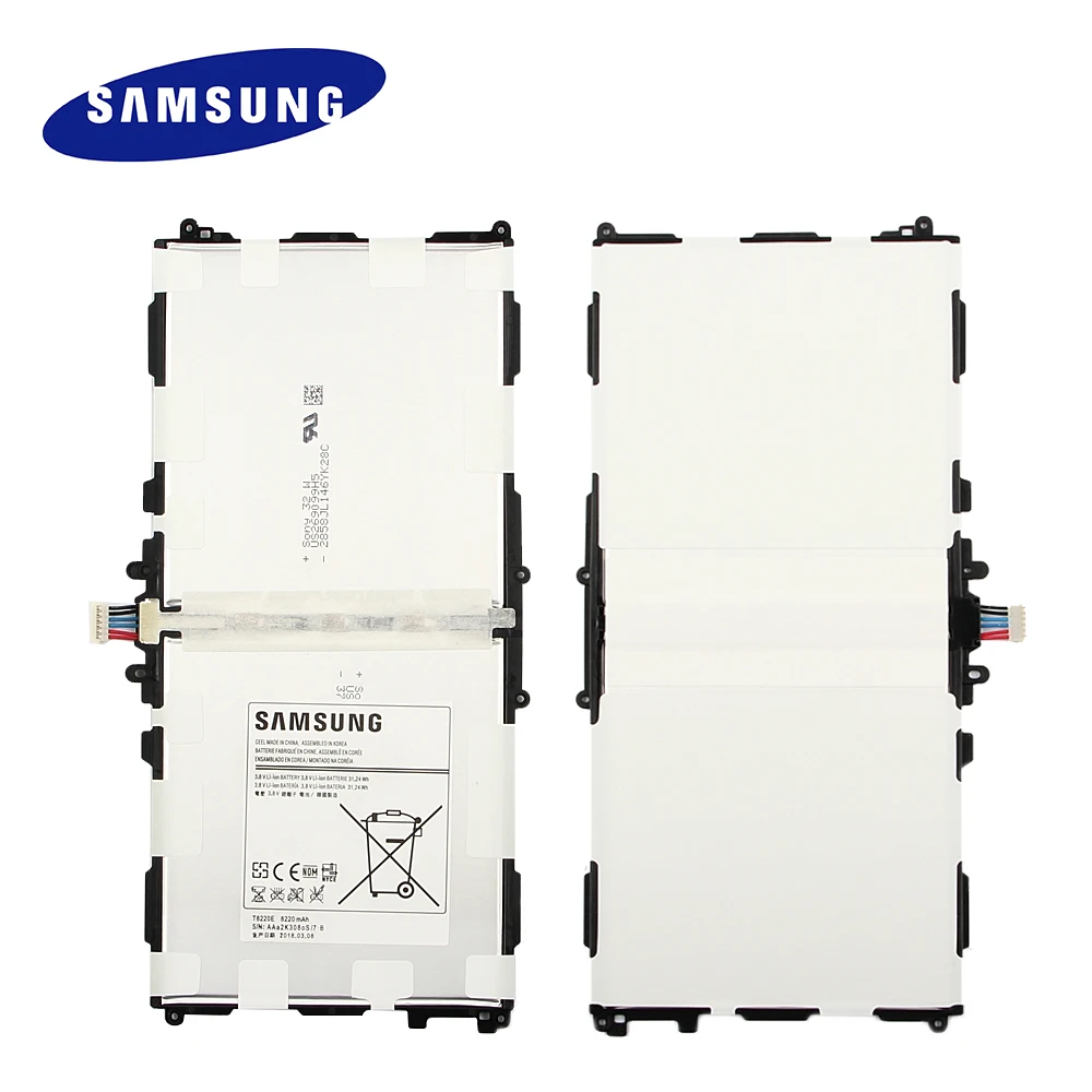 Оригинальный планшетный аккумулятор T8220E для Samsung Galaxy Note Tab 10 1 2014 Edition 8220 P600 T520 P601 P605