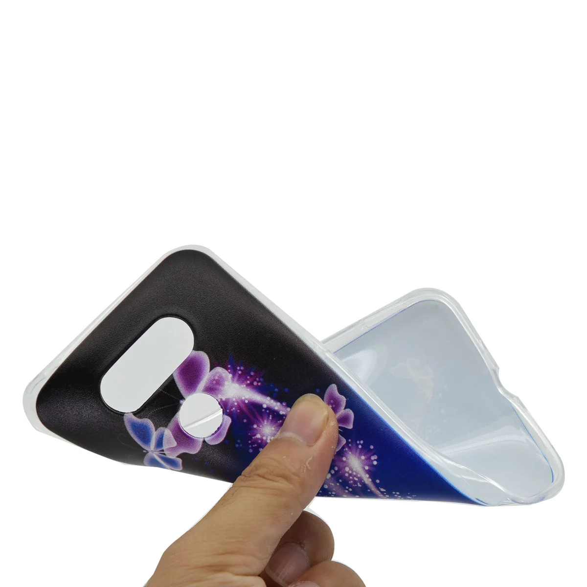 Высокое качество TPU IMD обложка чехол для LG G5 телефона цветок полые Тонкий защитный