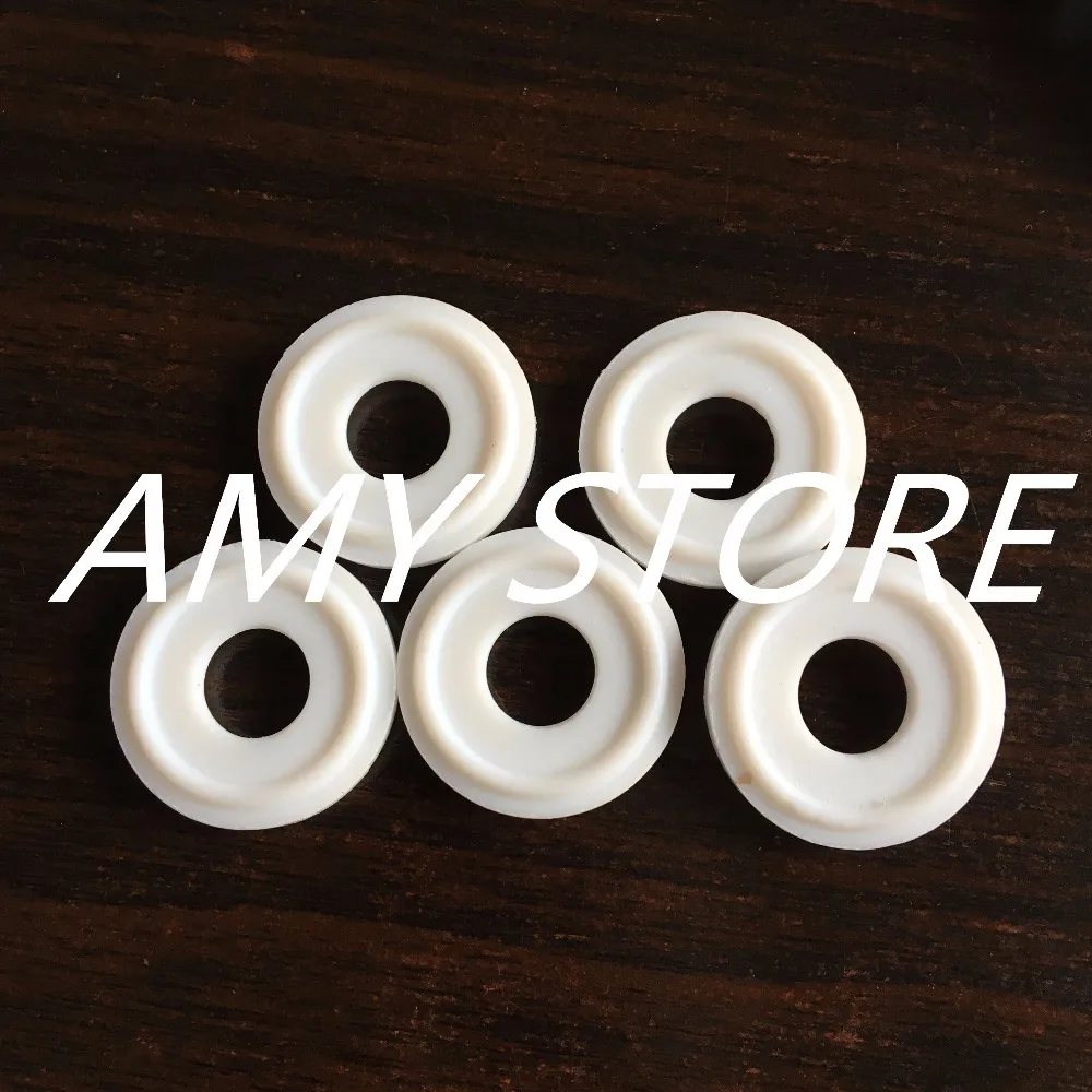 5x1/" 3/4" 1," 2" 2," 3" 3," 12,7/19/25/38/51-50,5/106 мм Tri Clamp PTFE прокладка белый санитарные трубы фитинги наконечники