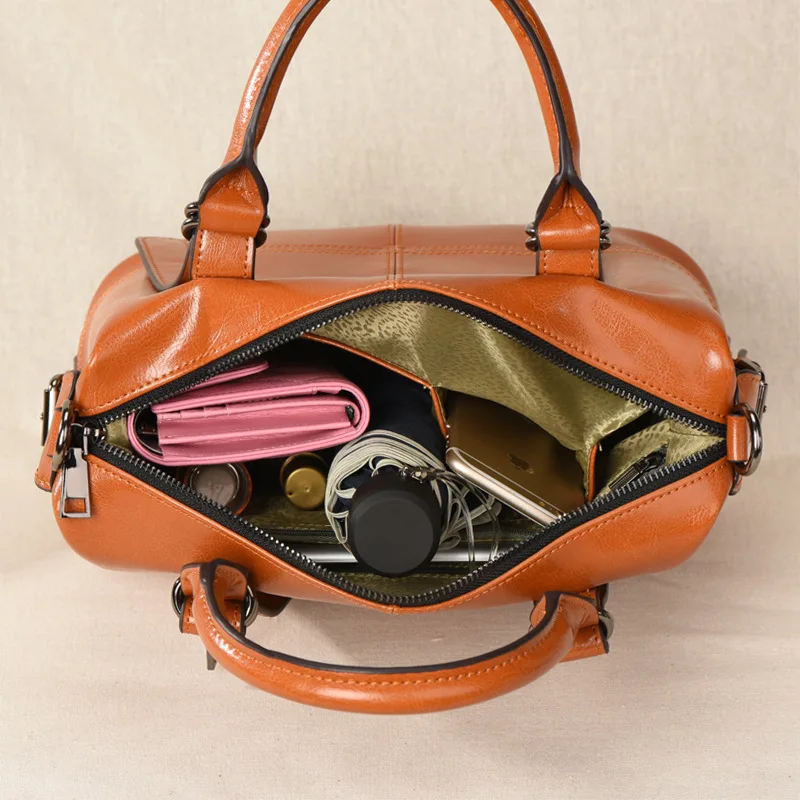 Женские сумки из 100% натуральной кожи через плечо для женщин сумка Bolsa Feminina Tote