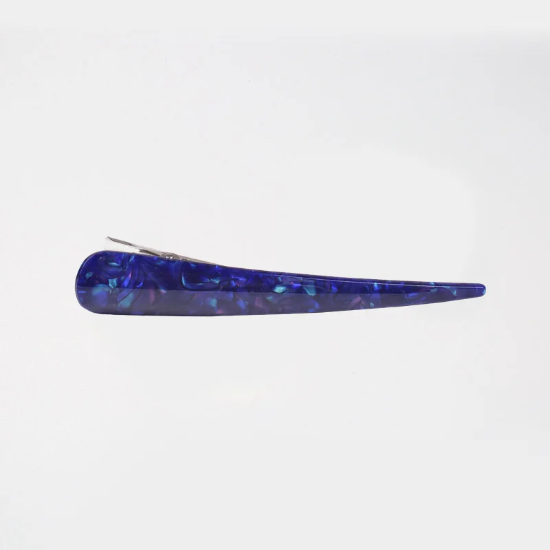 royal blue RE большой яркий красочный заколка для волос с рогом акриловая длинная палочка заколки для волос для душа макияж конский хвост держатель Заколка-краб A34 - Окраска металла: royal blue
