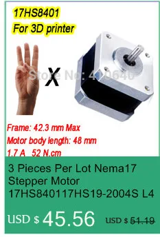 Подлинная Leadshine 86HS35 2 Фаза NEMA 34 Гибридный Шаговый двигатель с 2.5 N. м 2.8 длина 65 мм вал 9.525 мм