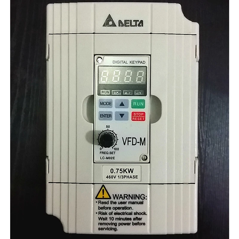 

Трехфазный преобразователь частоты Delta Inverter VFD007M43B vfd015m43b vfd022m43b 380 в кВт
