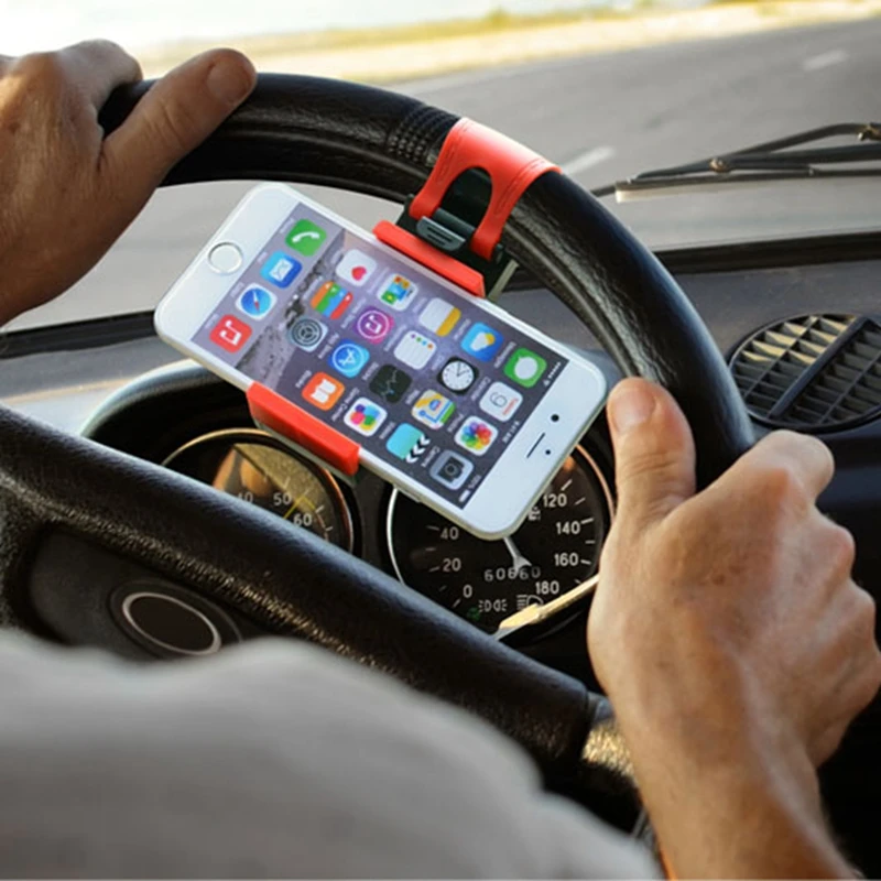GPS Автомобильный держатель для телефона на рулевое колесо кронштейн навигации