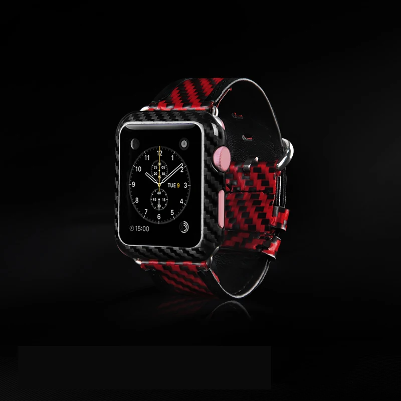 Ремешок из углеродного волокна для Apple Watch Series 4 Band 38 42 мм|Ремешки часов| |