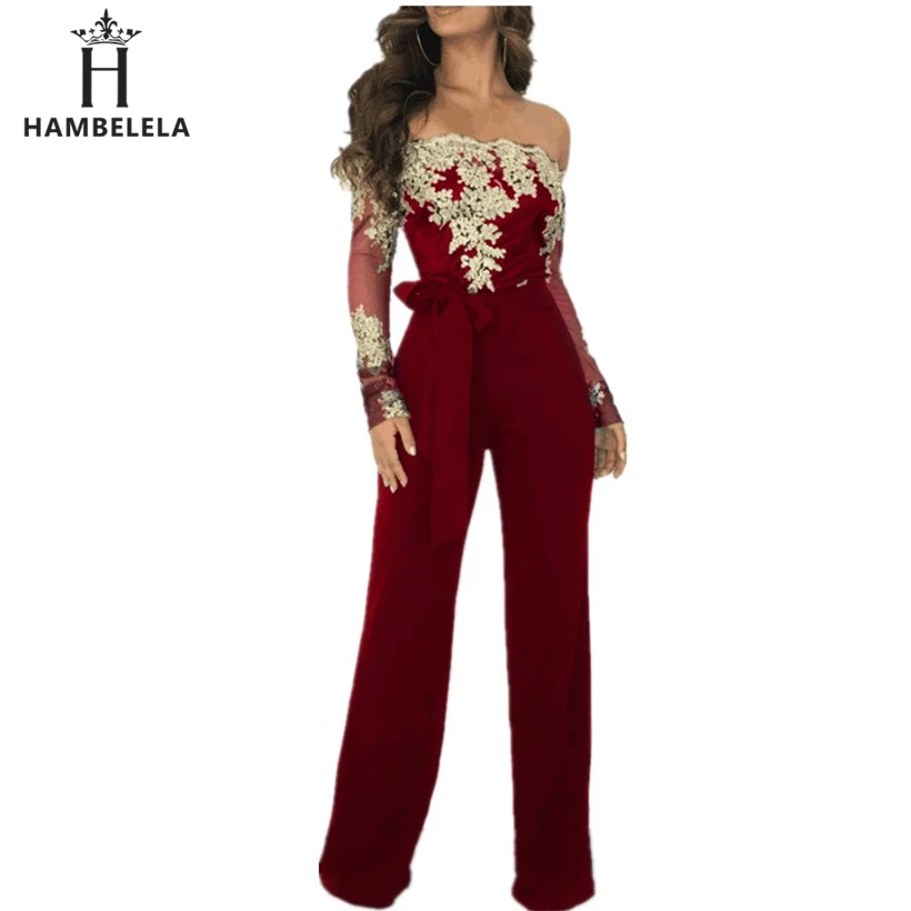 HAMBELELA новый сексуальный бандаж комбинезон Bodycon полосатый принт синий женские