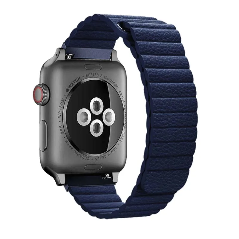 Кожаный ремешок-петля для Apple Watch 42 мм 44 мм наручный браслет Iwatch 4 3 2 1 40 мм 38 мм ремешок для часов Correa спортивный ремень браслет