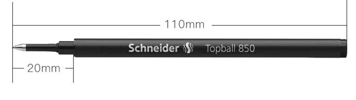 6 шт. школьные принадлежности Schneider 850 0 5 мм|pen refills|0.5mm gel penrefill pen |