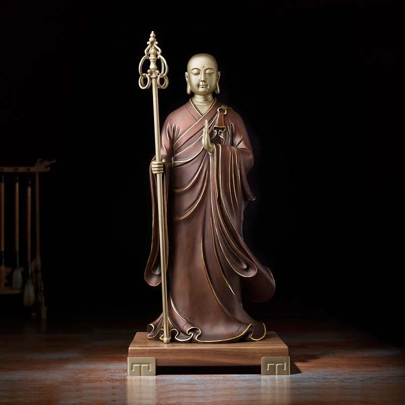 Медные украшения один из тибетского короля для дома статуя Будды чистой