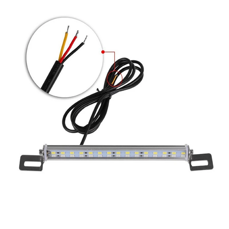 KEYECU 12В 5630 30SMD супер яркий белый красный двойной цвет переключение LED безопасности