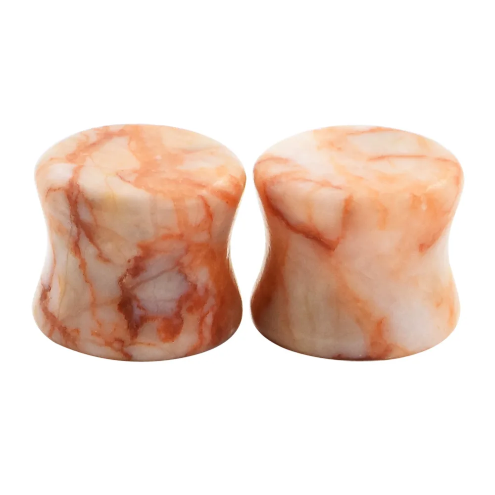 Ню Натурального Камня Беруши со Свежими Силикона Уха Тоннелей Плоти Расширения