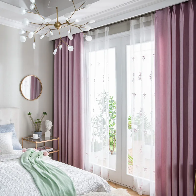 Высокое качество льняная тюль шторы для Гостиная несколько цветов на выбор с