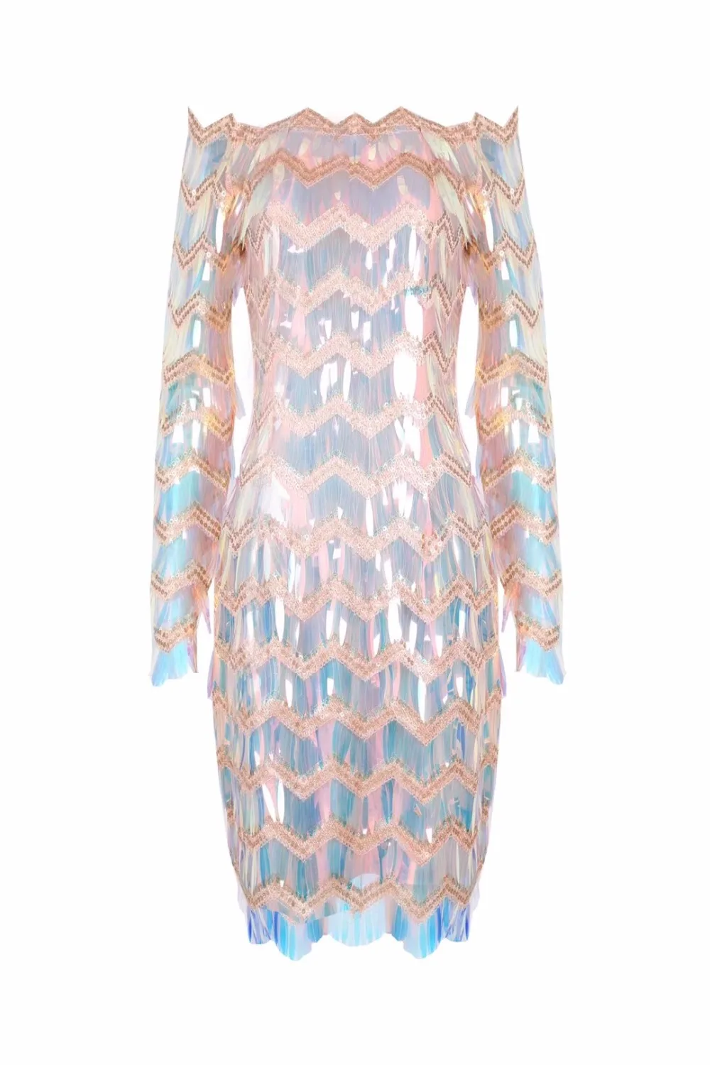 Роскошные модные пикантные с открытыми плечами пайетки женское платье 2018