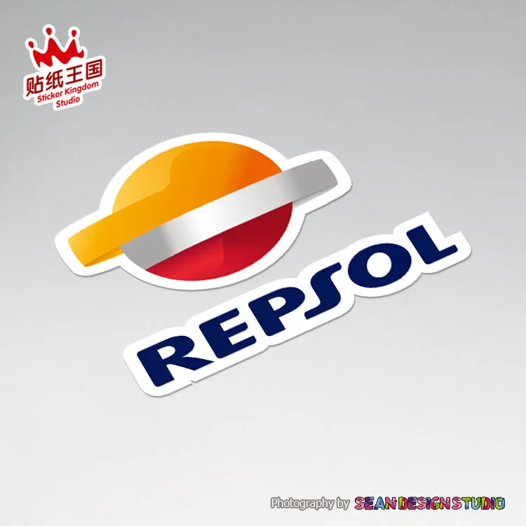 Стикеры для мотоциклетного шлема Repsol водостойкие 16 дюймов|moto decals|stickers motodecals for