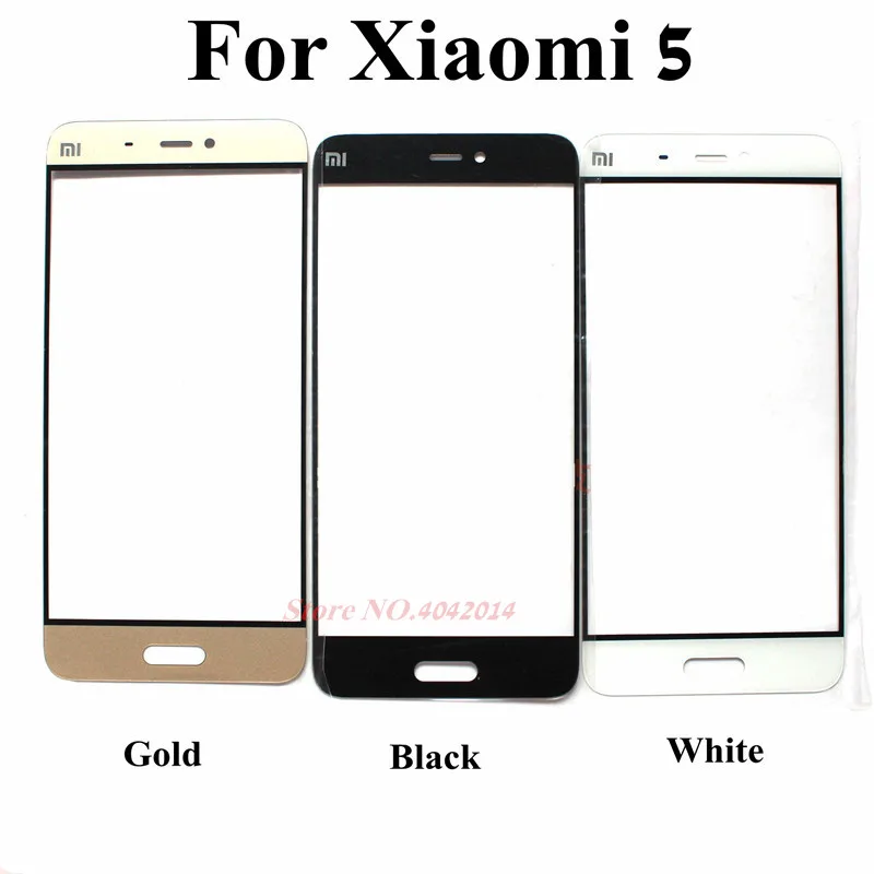 Оригинальный внешний экран передняя стеклянная крышка для Xiaomi 5 mi5 ЖК сенсорный