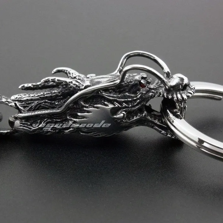 Блестящий уникальный модный брелок с застежкой из нержавеющей стали 316L крутой