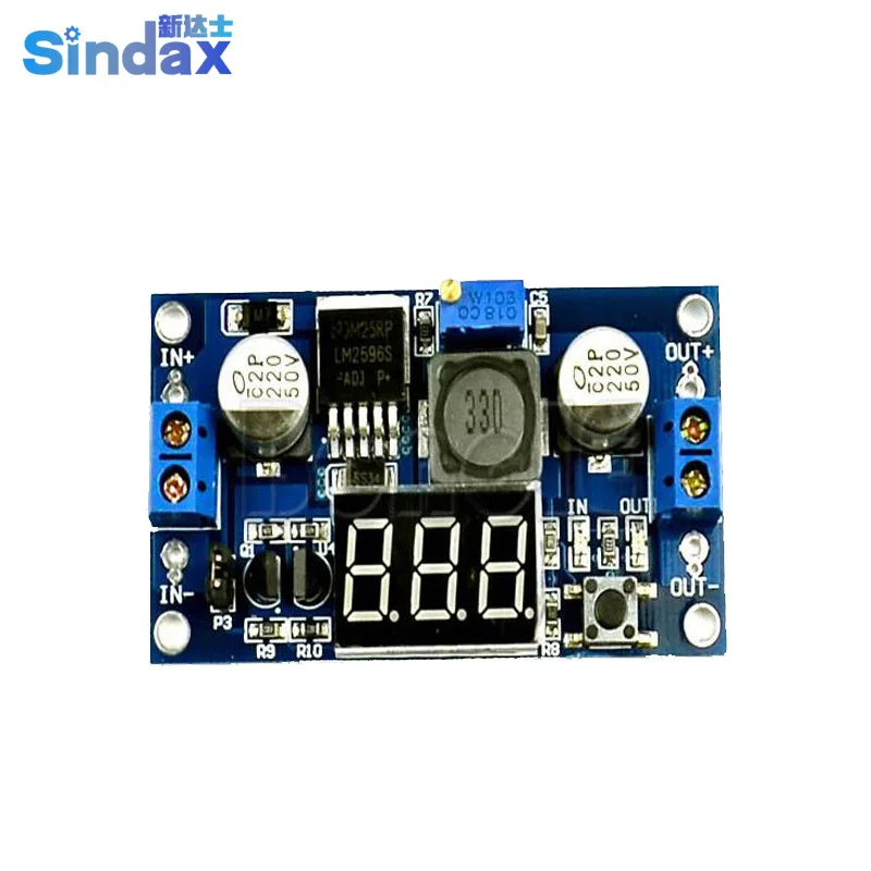 DC понижающий преобразователь модуль LM2596 4 0 ~ 40 до 1 3 37V Регулируемый Мощность