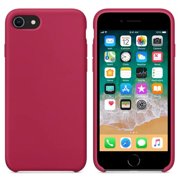 Официальные силиконовые чехлы для iPhone 7Plus 6 6S 7 8 Plus с логотипом силиконовый чехол для iPhone 10 X XR XS Max в розничной упаковке