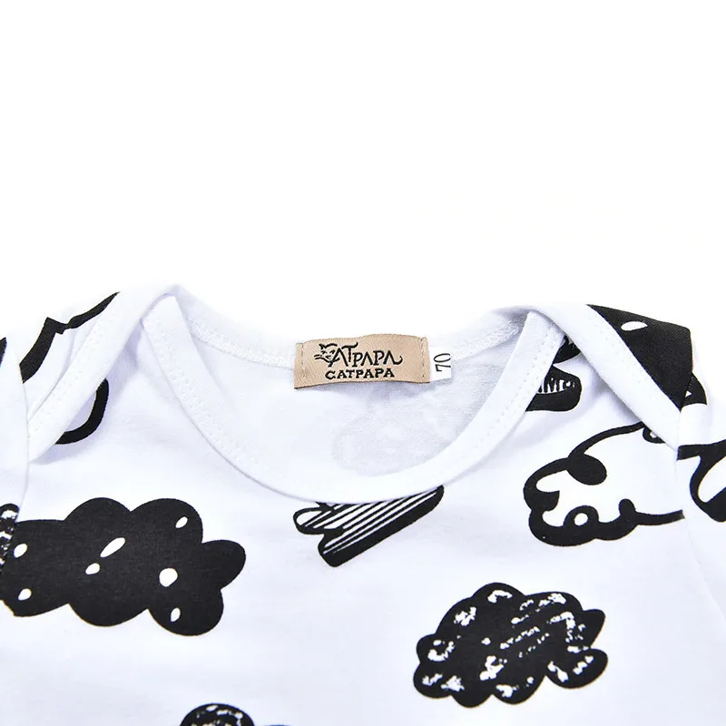 Осень 2017 г. одежда для маленького мальчика Модный хлопковый комплект одежды