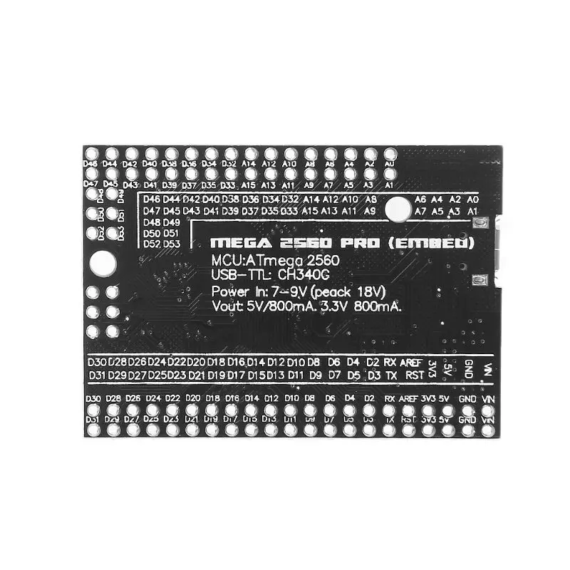 Mega2560 Pro Development Board CH340G/ATmega2560 16AU чип с штыревыми головками|Запчасти фильтров для