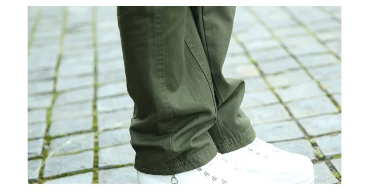 Модель 2017 года повседневные свободные брюки со средней талией и несколькими