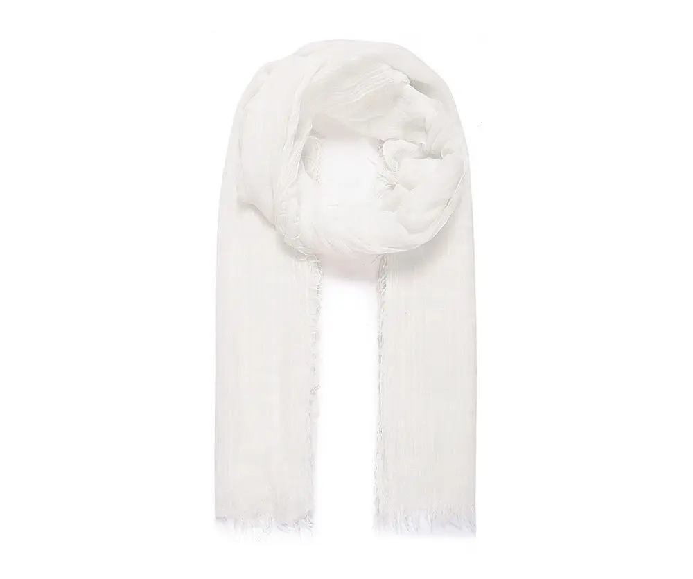 Супер мягкий супер большой морщинка один цвет клетчатый шарф шаль Пляжная