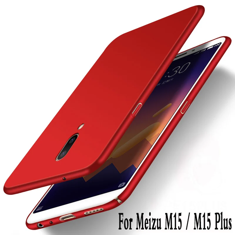 For Meizu 15 Plus case cover luxury hard funda Protective Phone Case for 15+ meizu armor |