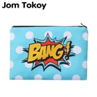 Переносные косметички Jom tokoy Bang, чехол для косметики, дорожная сумка для хранения косметики, брендовый чехол для карандашей