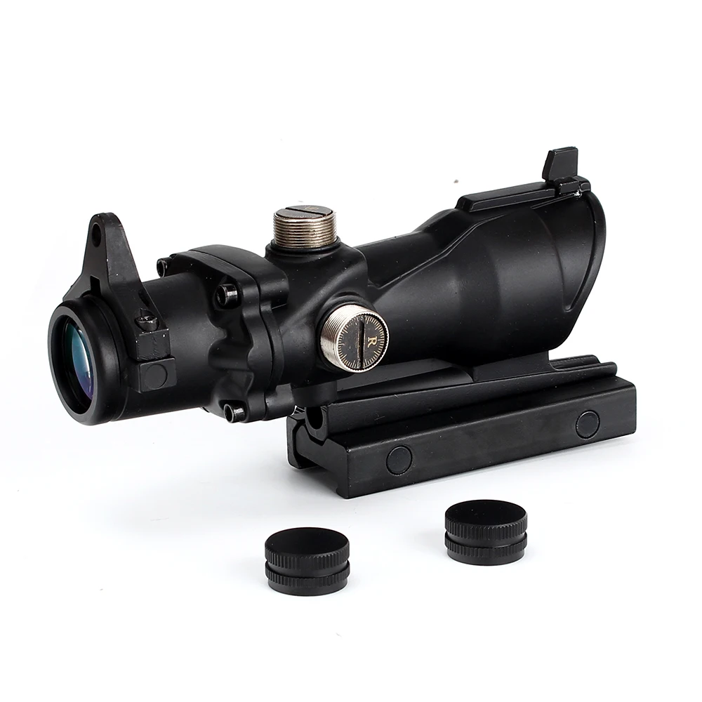 Тактический ohhunt 4x32 прицел из настоящего волокна Оптика BDC стекло травление сетка