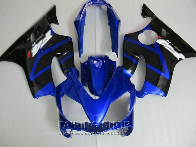 CBR 600F4i 2005 2004 2007 2006 Обтекатели для Honda (металлический синий) комплект обтекателей Cbr