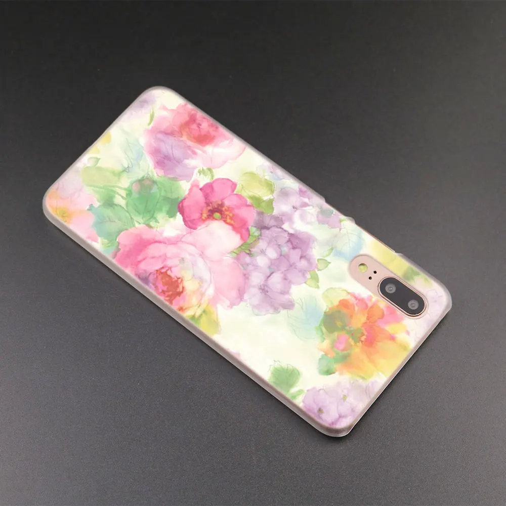 MLLSE Цветной Цветок Розовые розы модный прозрачный чехол для Huawei P30 P20 P10 P9 P8 Lite 2017 Pro