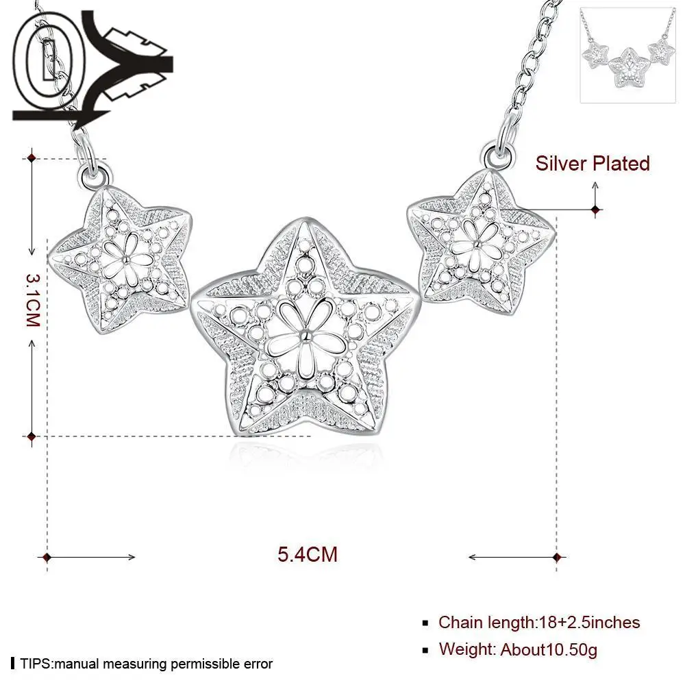 Бесплатная Доставка! Оптовая Посеребренные Ожерелье & Кулон Аксессуары