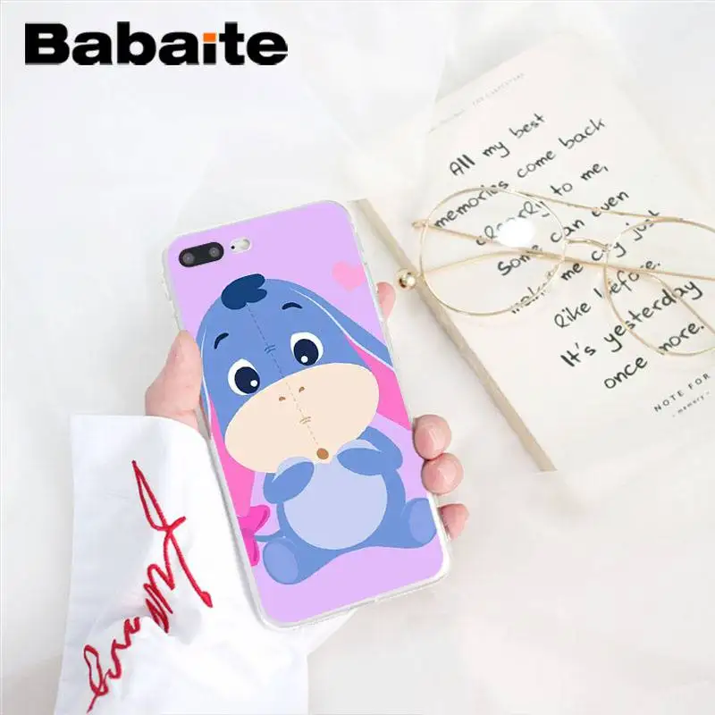 A13 Babaite Baby Eeyore Donkey специальный чехол для телефона для iPhone 8 7 6 6S Plus 5 5S SE XR X XS MAX 10 11 11pro 11promax - Цвет: A13