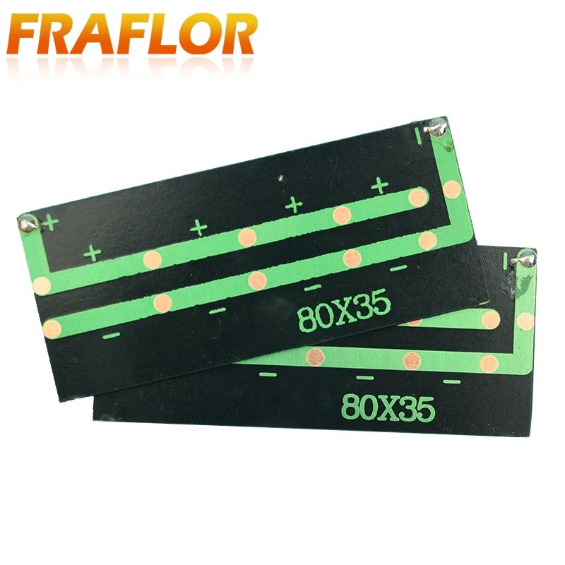 2 шт. миниатюрная поликристаллическая солнечная панель 5 В 50 мА 0 275 Вт маленькое